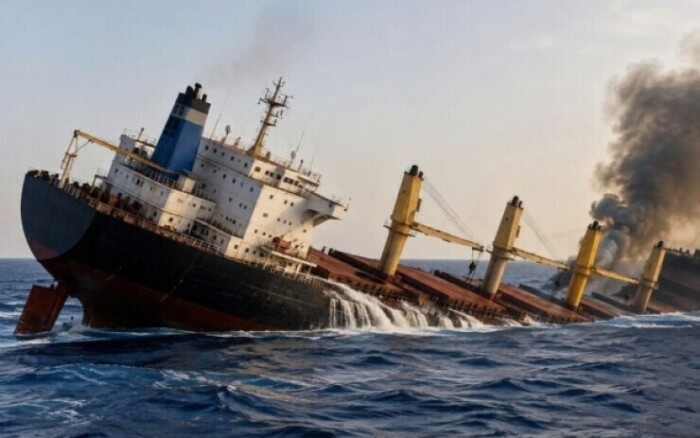 Tàu Ấn Độ chìm ở Biển Đỏ ngoài khơi Yemen sau khi bị tấn công