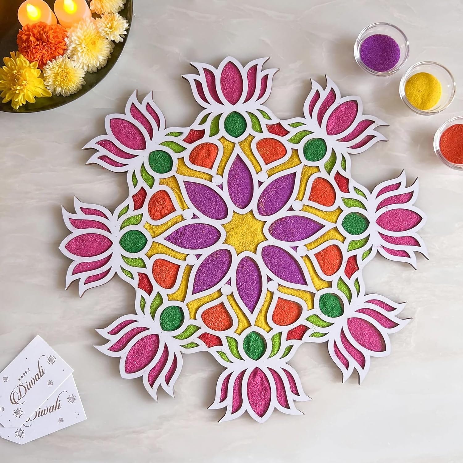 Rangoli là gì? Khám phá nghệ thuật trang trí truyền thống của Ấn Độ