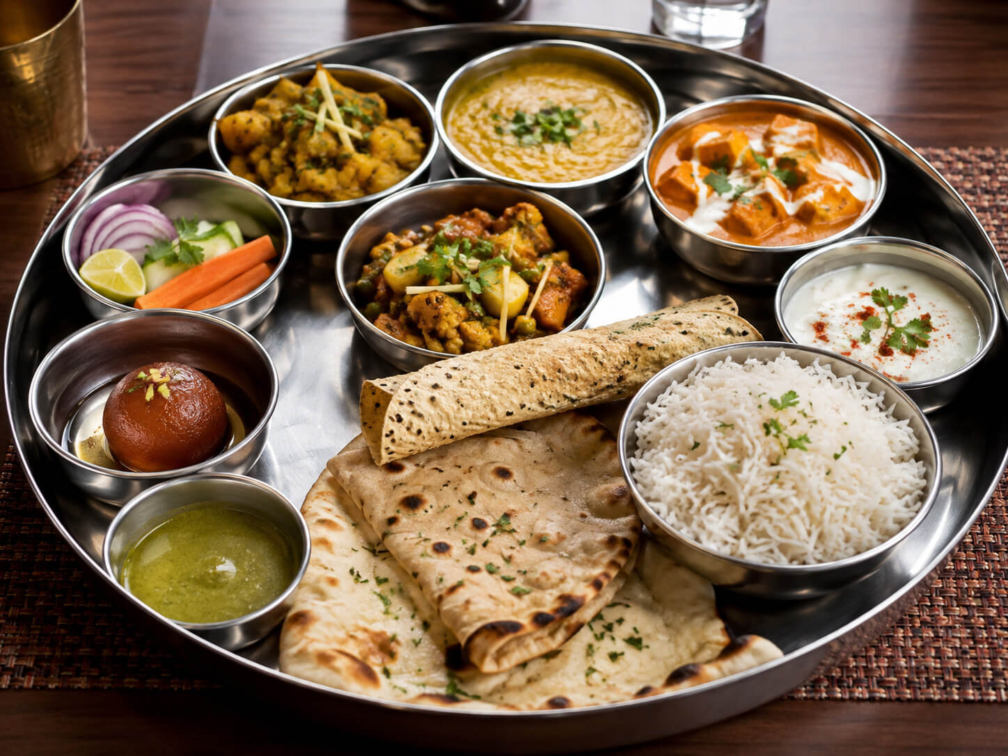 Thali là gì? Khám phá nét đặc sắc trong văn hóa ẩm thực Ấn Độ